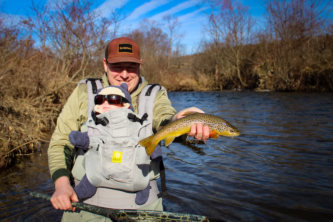 Guided fly fishing trips for trout in Pennsylvania. 