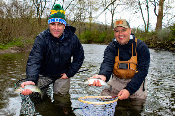 Trout fly fishing guide service in PA. 