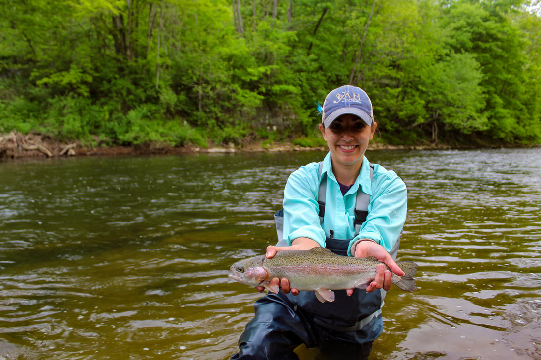 Guide trips in Pennsylvania for trout. 