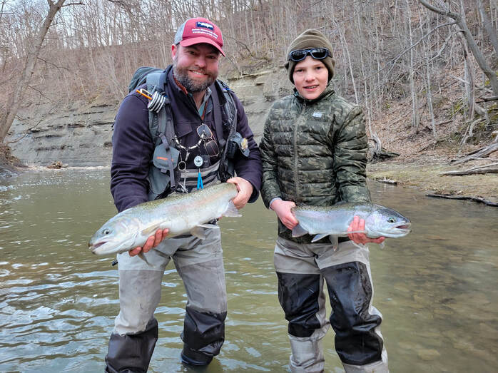 Family fly fishing guide trips. 
