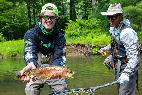 Guided fly fishing in Pennsylvania. 