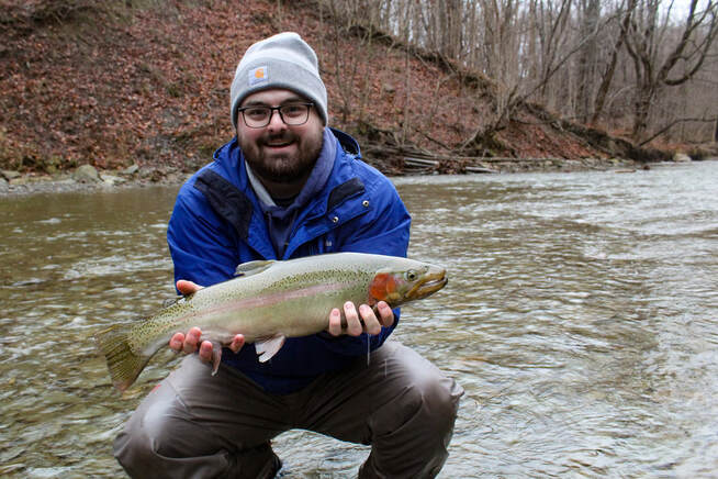Great Lakes steelhead fly fishing guides.
