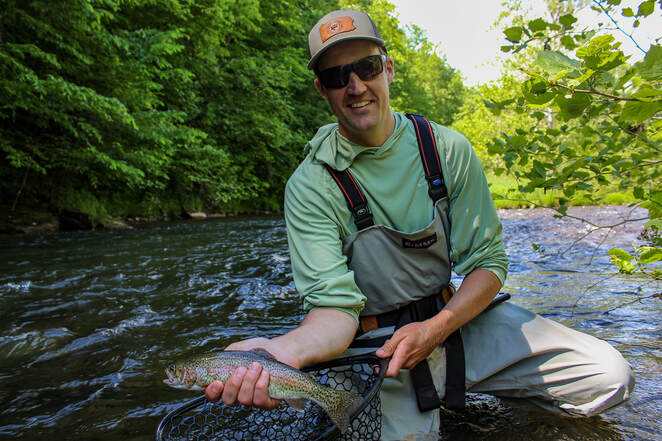 Central PA fly fishing for trout. 