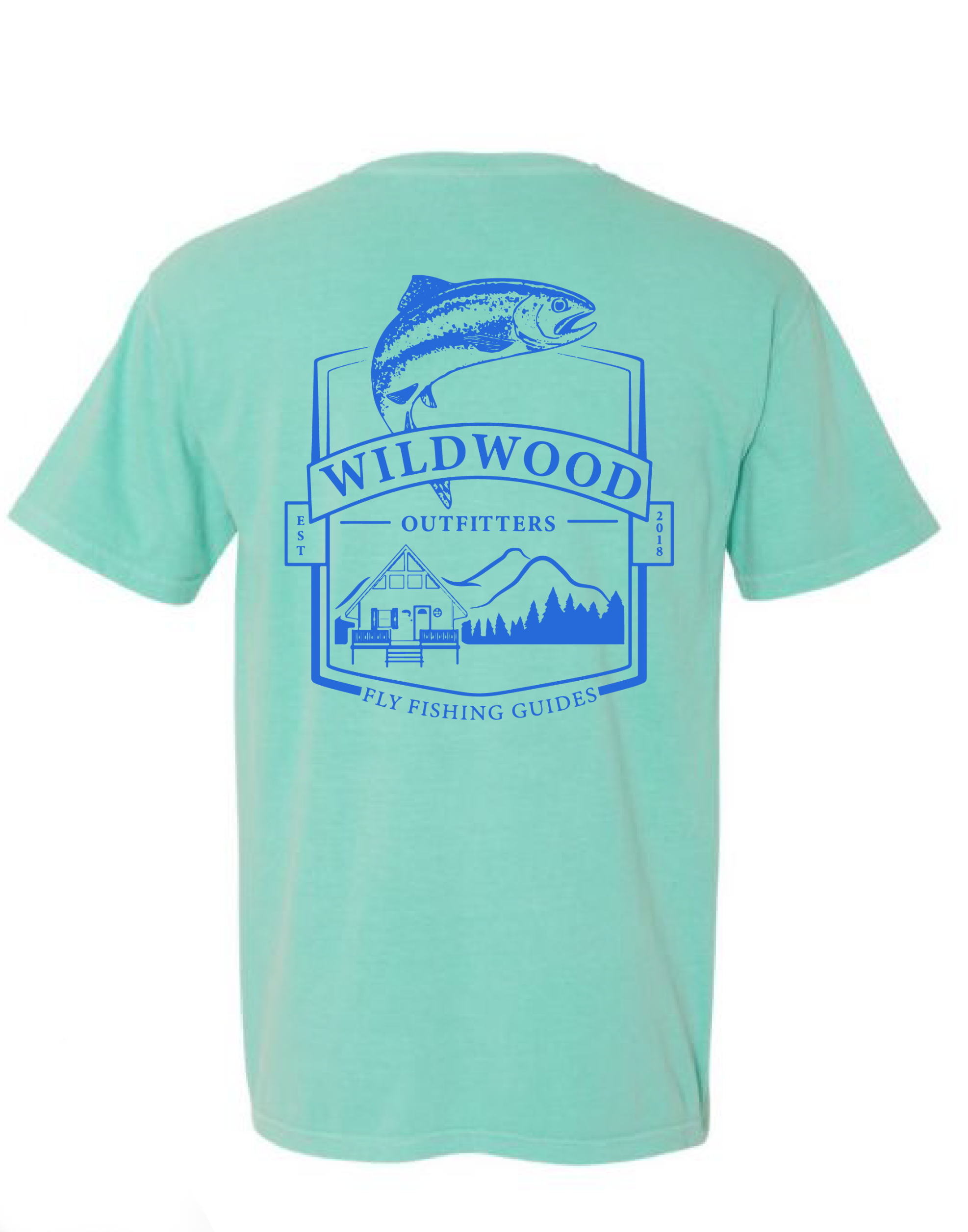 Short Sleeve Wildwood Outfitters Shirts-Mint